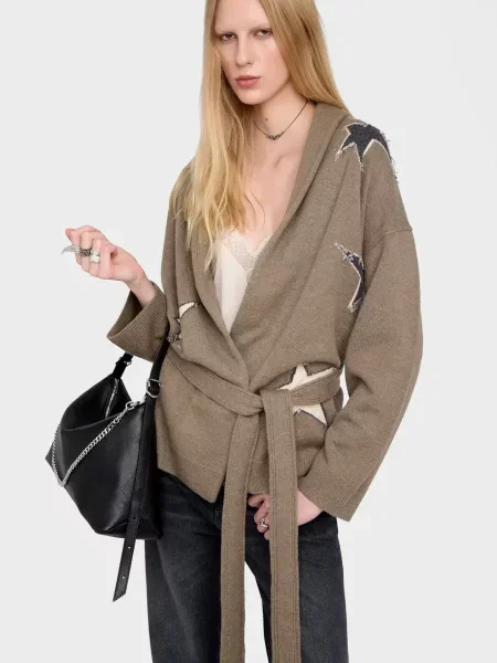 Кардиган Zadig&voltaire бежевий