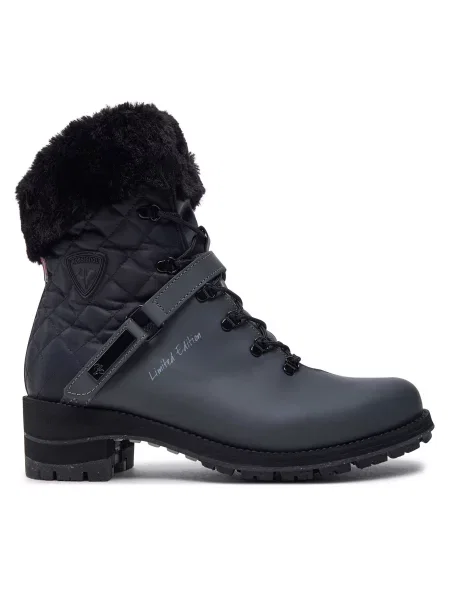 Kotníková obuv Rossignol Megeve Rubber Le černá