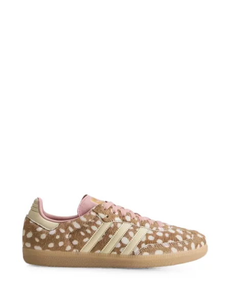 Sneakerși Adidas Samba cu buline maro
