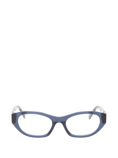 Ochelari de soare Miu Miu Eyewear cu autograf albastru