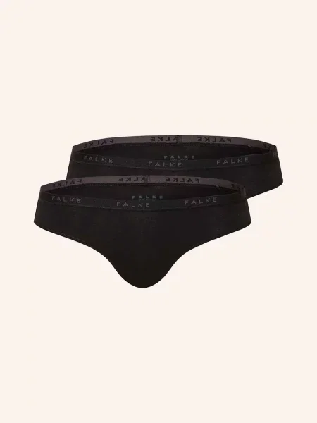 Falke Slipové Kalhotky Daily Comfort 2 Kusy V Balení černá