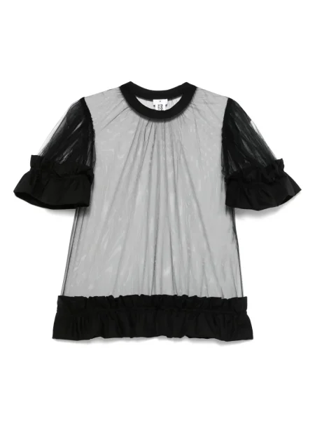 Bluză Noir Kei Ninomiya transparente negru