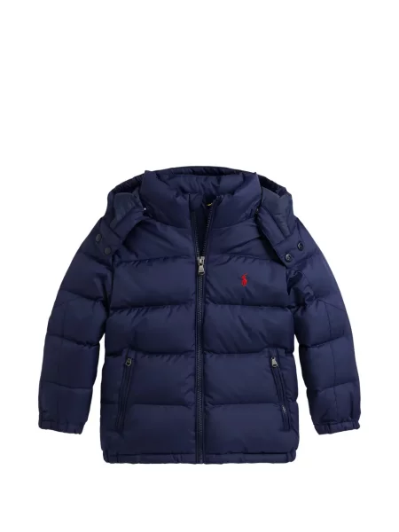 Kurtka puchowa dziecięca Polo Ralph Lauren niebieska