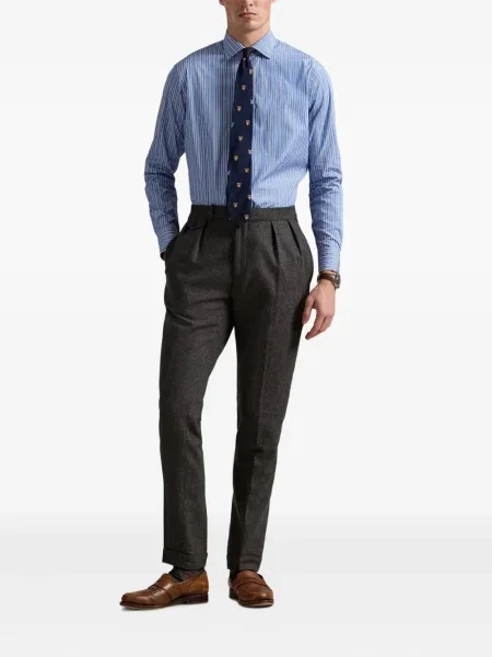 Μικρός κασκέτο Polo Ralph Lauren με χαμηλή μέση υφαίνω διαγωνίως πράσινο