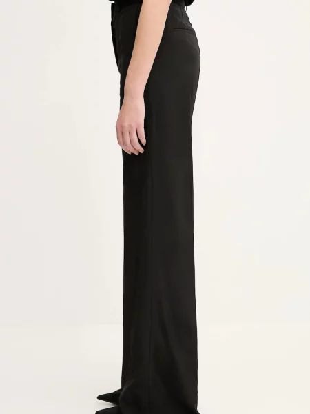 Παντελόνι Sportmax Orario μαύρο