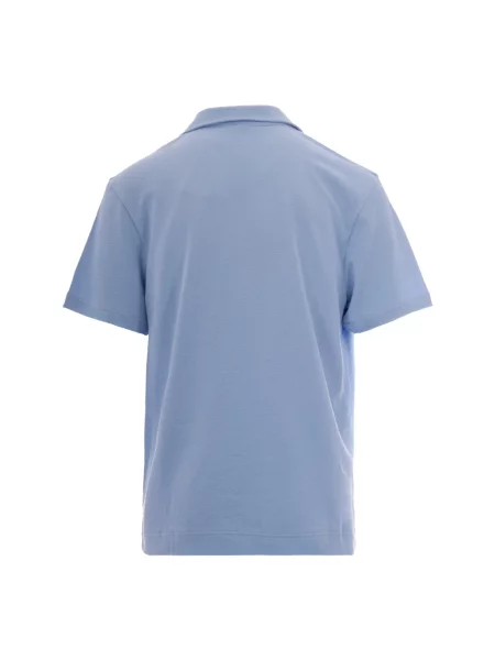Polo Lacoste Classic Fit Textured krótki rękaw S niebieska