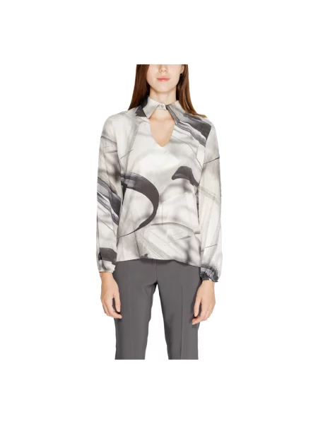 Wielobarwność bluzka Rinascimento szara