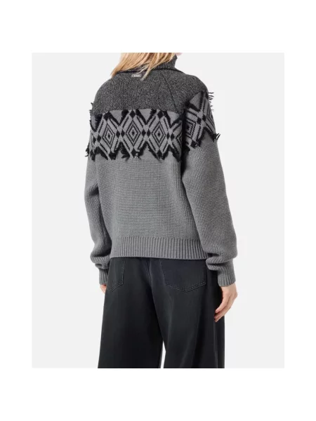 Sweter Iceberg wełniany szary