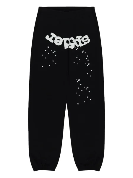 Pantaloni Sp5der alergare negru
