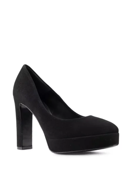 Pantofi cu toc Chuckies cu platformă negru