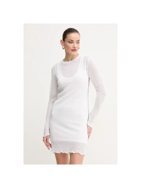 Pinko sukienka mini dopasowana biały