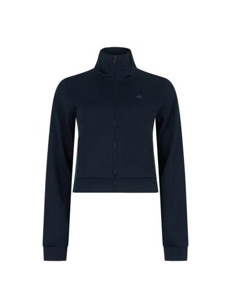 Bluza rozpinana Gucci z dżerseju niebieska