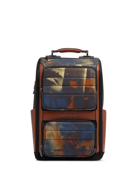 Rucsac Piquadro cu imagine cu model camuflaj albastru