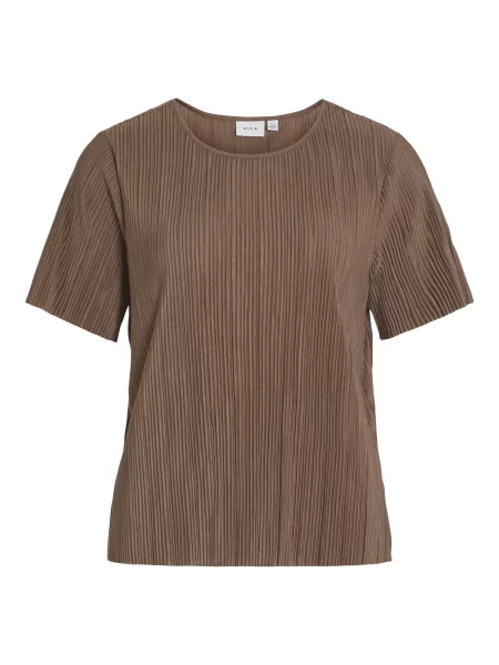 VILA Tricou VIPlisa brocart