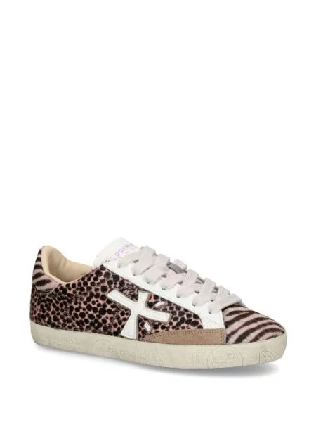 Sneakersy Premiata z nadrukiem w panterkę