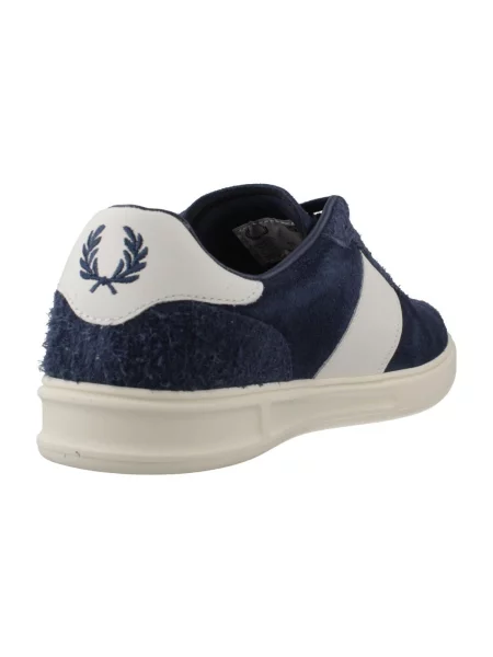 Pantofi Fred Perry din piele de căprioară albastru