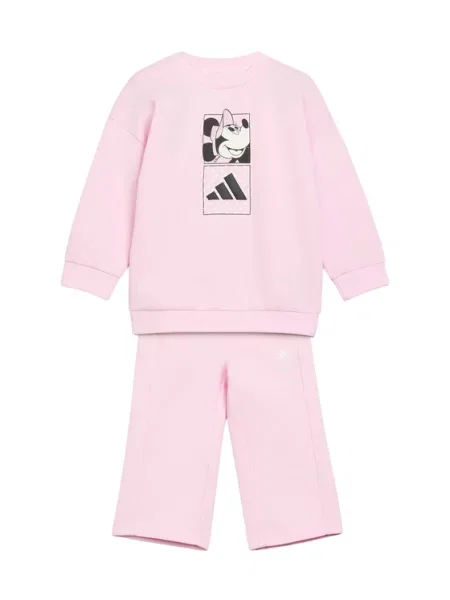 Adidas Φόρμα Disney Minnie Mouse T-Shirt Set Ανοιχτό ροζ