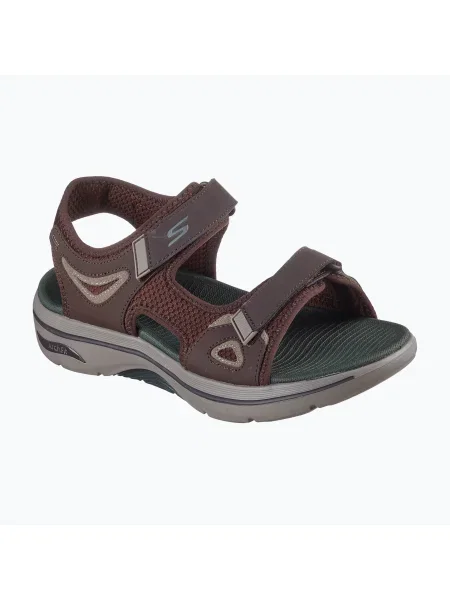 Sandale pentru bărbați SKECHERS Go Walk Arch Fit Capistrano brown maro