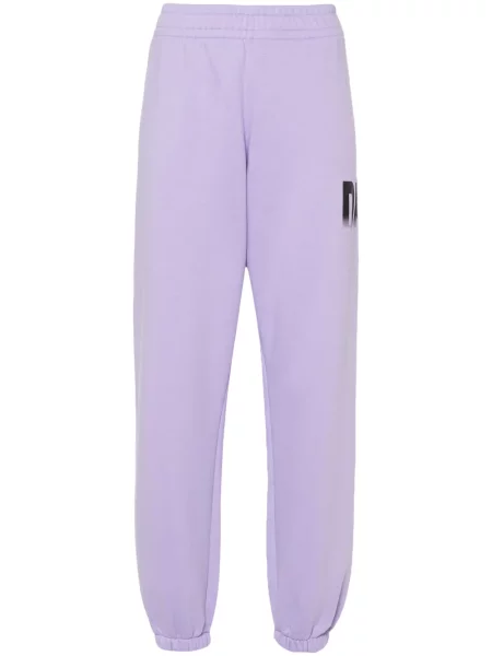 Pantaloni Dkny cu imagine alergare violet