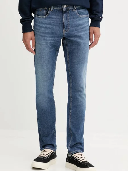 Дънки Tommy Jeans мъжки синьо