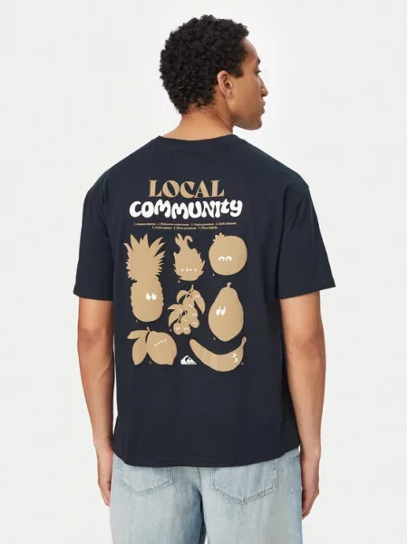 Quiksilver Majica Fruits Tide črna