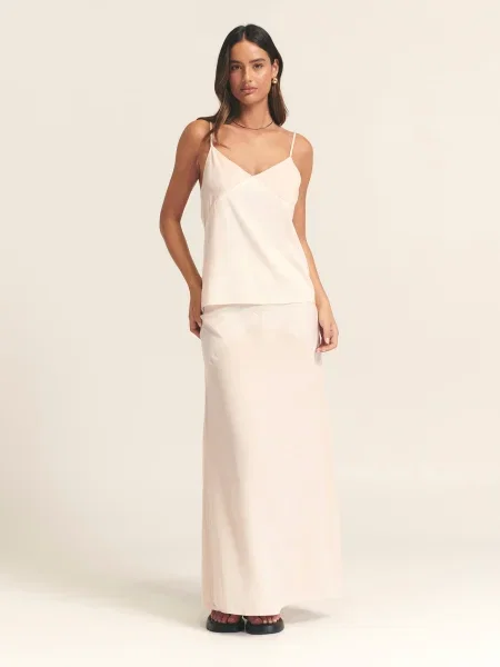 St MRLO Top SHADOW CAMI pielii / ecru