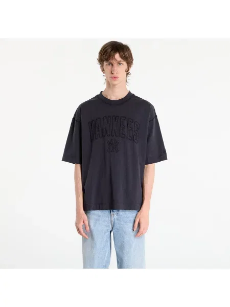 Тениска New Era MLB Washed Boxy Tee New York Yankees UNISEX Black XL черно