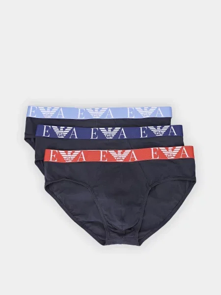 Набір трусів Emporio Armani темно-синій сині