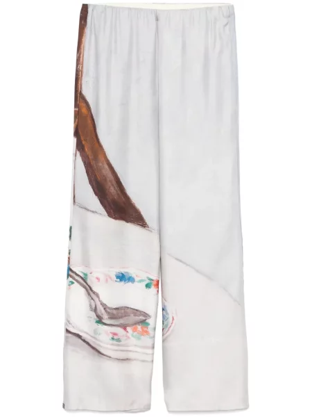 Pantaloni Nanushka gri