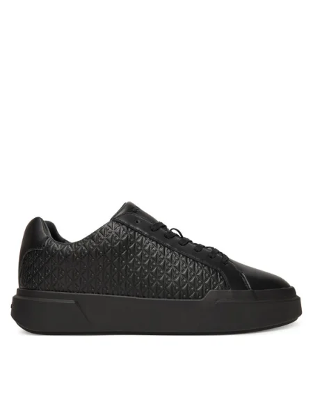 Calvin Klein Sneakers Chunky Cupsole Laceup Lth Aop negru