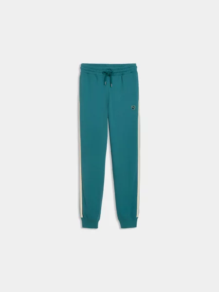 Спортивні штани PUMA Ess Elevated Sweatpants комбінований верх зелений