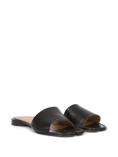 Sandale Maison Margiela din piele fără toc negru