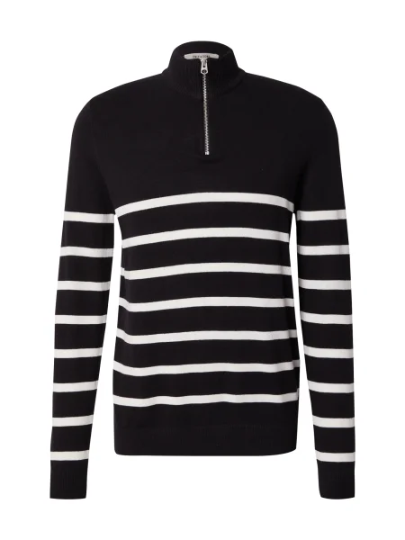 Only & Sons Pulover ONSALEX negru alb