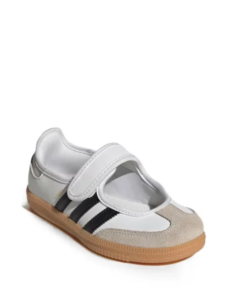 Sneakerși Adidas Campus cu bretele alb