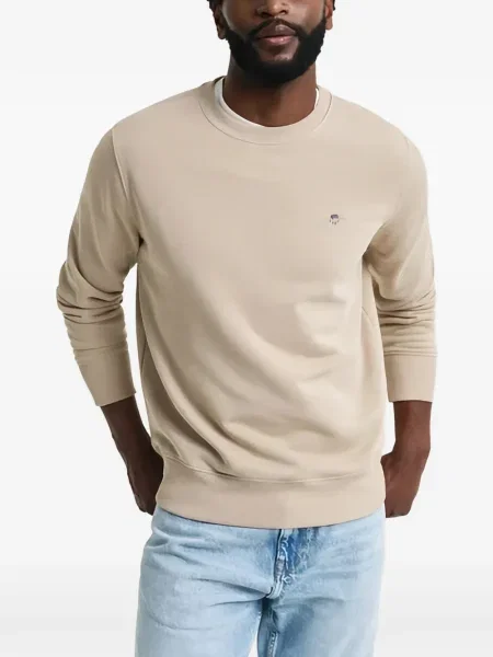 Hanorac crewneck Gant cu broderie