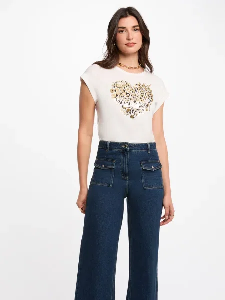 Tricou Morgan De Toi alb