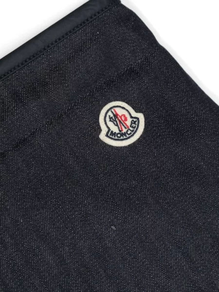 Spódnica jeansowa dziecięca Moncler Enfant niebieska