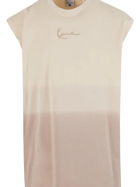 Karl Kani Tricou crem / închis bej