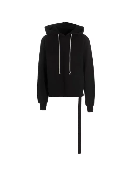 Hanorac cu glugă Rick Owens Drkshdw asimetric negru