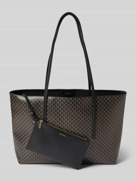 Calvin Klein torebka brązowy czarna