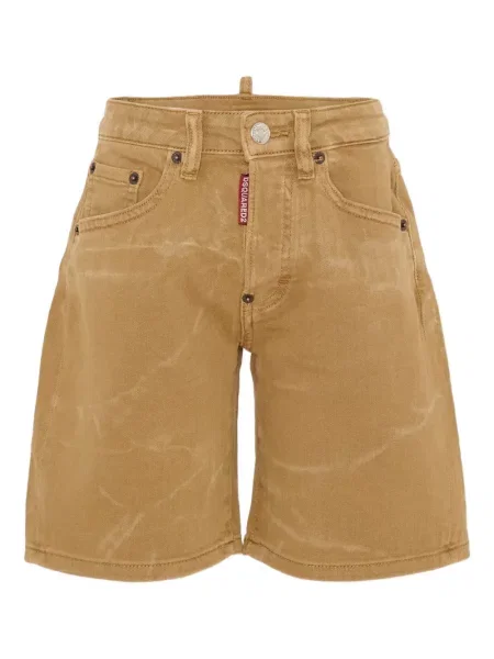 Szorty dziecięce Dsquared2 brązowe