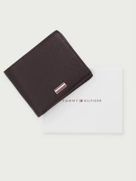 Tommy Hilfiger портфейл мъжки от кожа кафяво