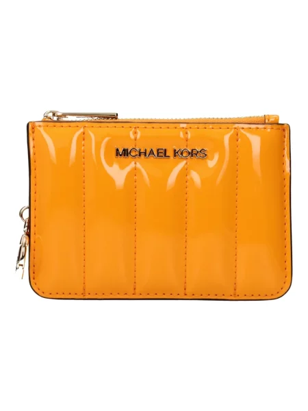 Portfel Michael Kors skórzany pomarańczowy