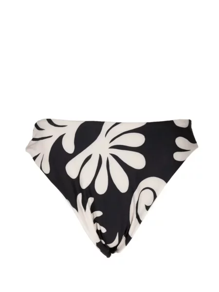Bikini Cala De La Cruz s cvjetnim printom s printom crna