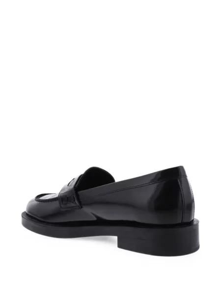 Pantofi loafer Paris Punk cu bretele negru