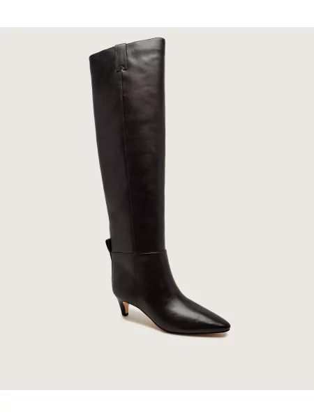 Michael Kors De piele cizme cu Daniela Kitten maro