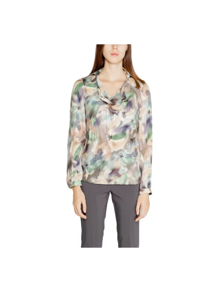 Wielobarwność bluzka Rinascimento szara