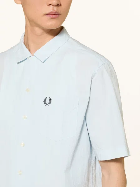 Fred Perry Resortová Košile Comfort Fit tmavě / tmavě modrá