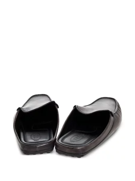 Papuci tip mules Tod's din piele negru