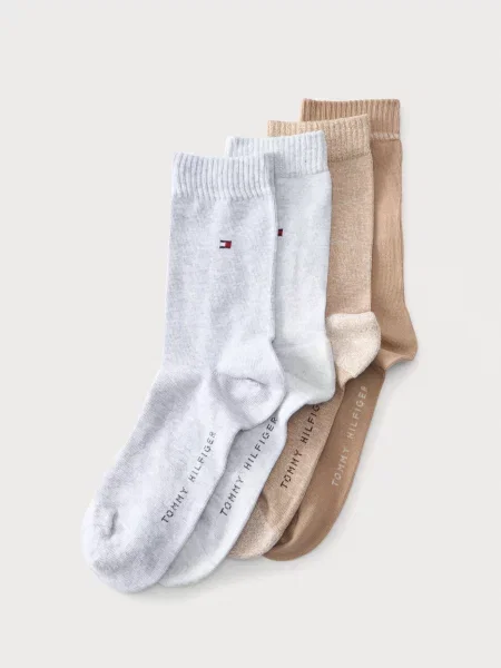 Tommy Hilfiger Underwear Κάλτσες / μελανζέ / ανοικτό γκρι μπεζ